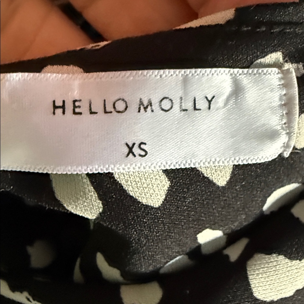 Hello Molly block and white leopard print dress. - Picture 6 of 8